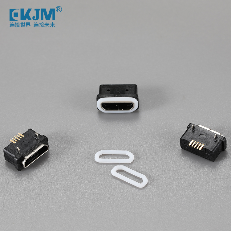 MICRO USB 防水6級板上短頭